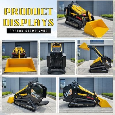 Brand New TYPHON STOMP V900 1.4-Ton Compact Track Loader with 25HP Kubota Diesel Engine 1,102 lb Max Load from American Loader — image 12