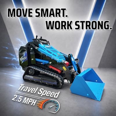 Brand New TYPHON STOMP V900 Mini Track Loader Kubota D1105 25HP Diesel Stand-On Skid Steer EPA / EU Stage V from American Loader — image 6