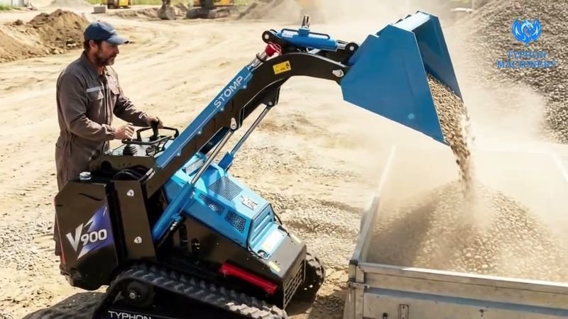 Brand New TYPHON STOMP V900 Mini Track Loader Kubota D1105 25HP Diesel Stand-On Skid Steer EPA / EU Stage V from American Loader — image 41