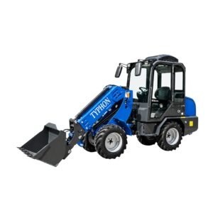 TYPHON SKOOP Articulated Wheel Loader with Kubota D1105 Engine, Enclosed Cab & Loader Bucket